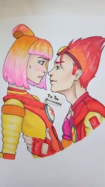 Симка и Верта шип арт