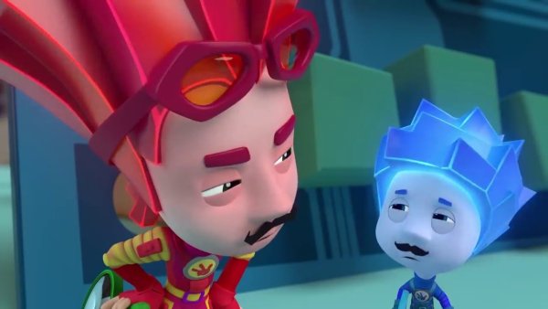 Фиксики Файер и Нолик