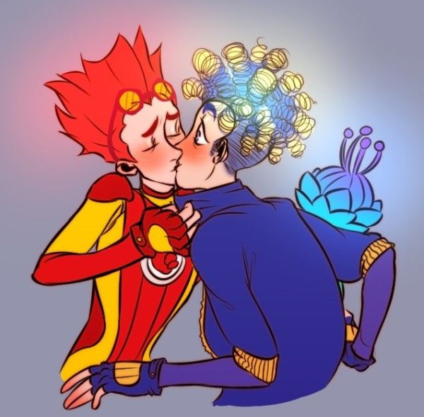 Фиксики Файер и Нолик любовь