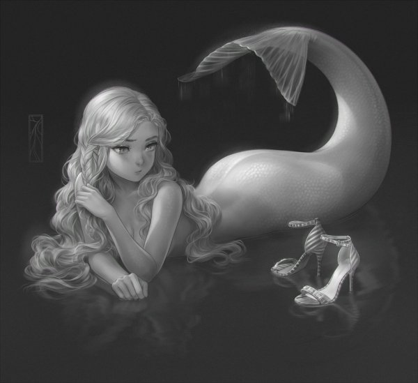 Русалка Ариэль арт