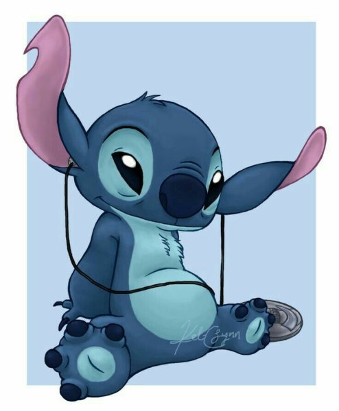 Стич мультфильм арт