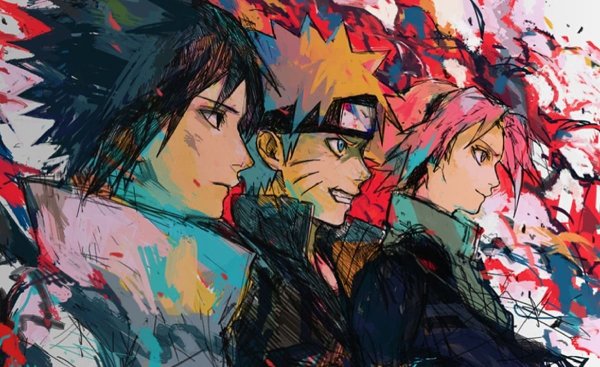 Наруто и Саске 4к