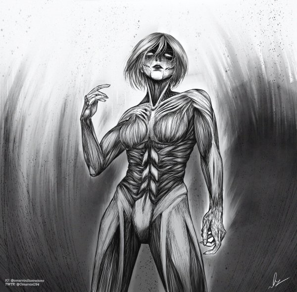 Энни Титан рисунок