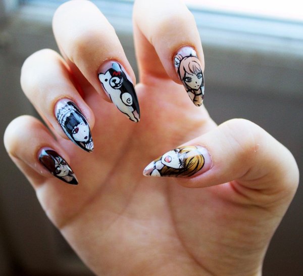 Аниме маникюр Токийский гуль