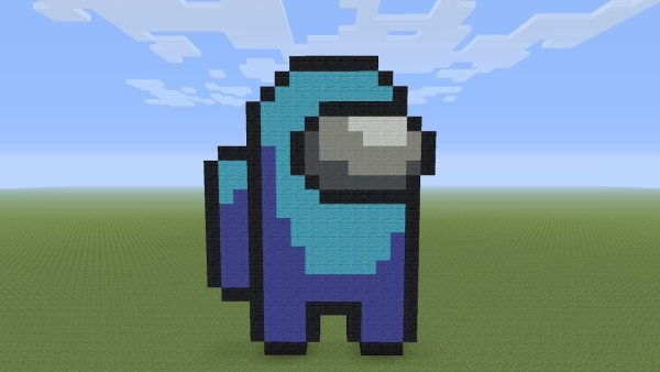 АМОНГАС маенкрафт постройка