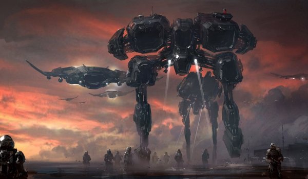 Гигантские боевые роботы