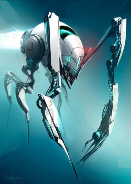 Футуристик дроид концепт