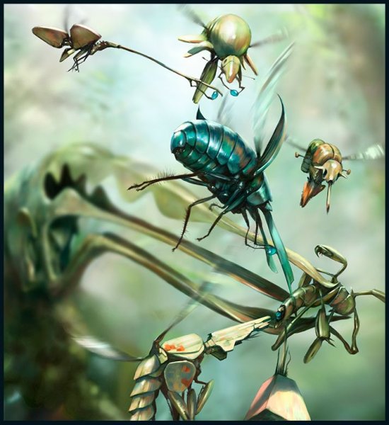 Насекомые арты