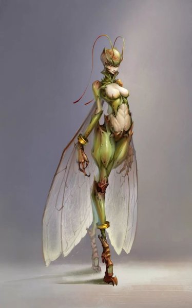 Богомол Monster girl Insectoid