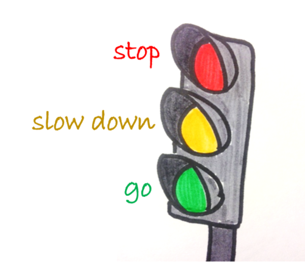 Светофор стоп рисунок