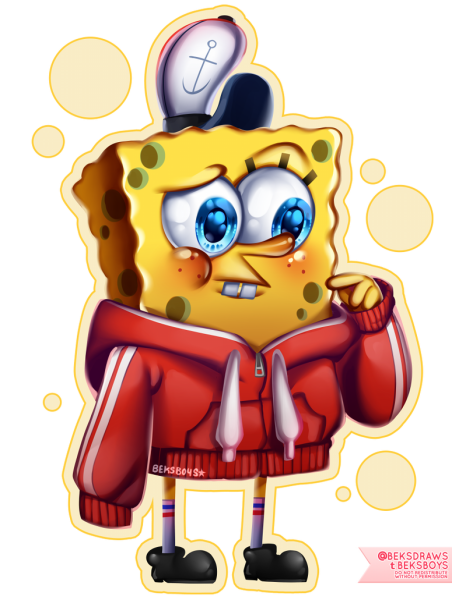 Губка Боб арты