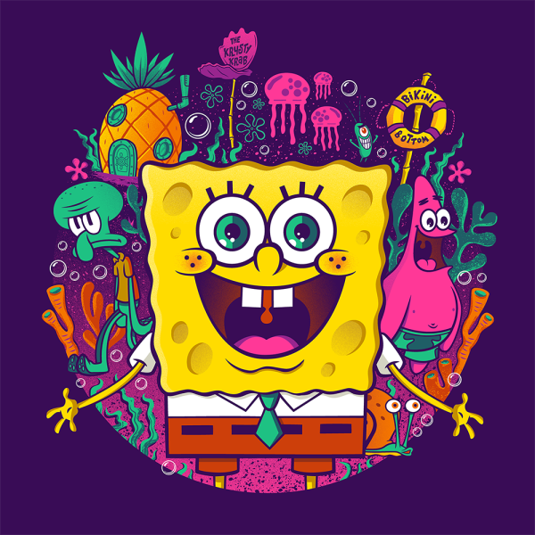Постеры на стену губка Боб