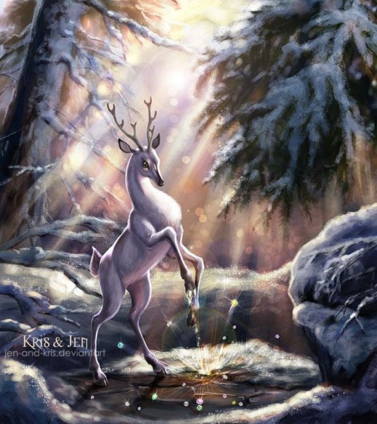 Серебряное копытце Лань