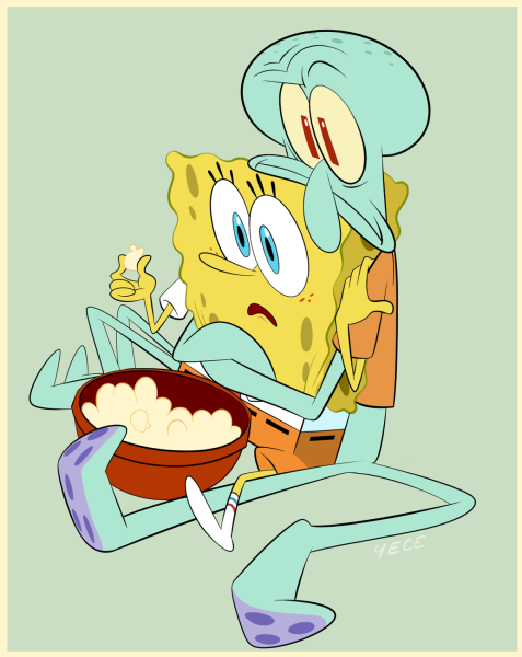 СПАНЧБОБ И сквдвард