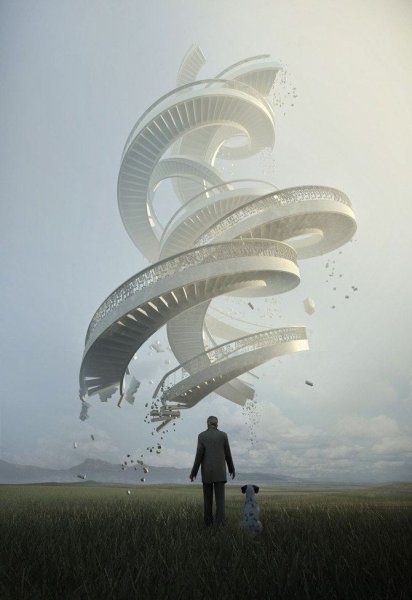 Лестница сюрреализм