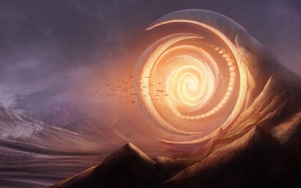 Портал в космосе арт