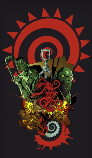 Пила спираль Постер