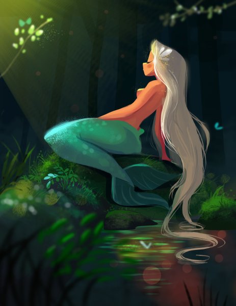 Русалки Пинтерест