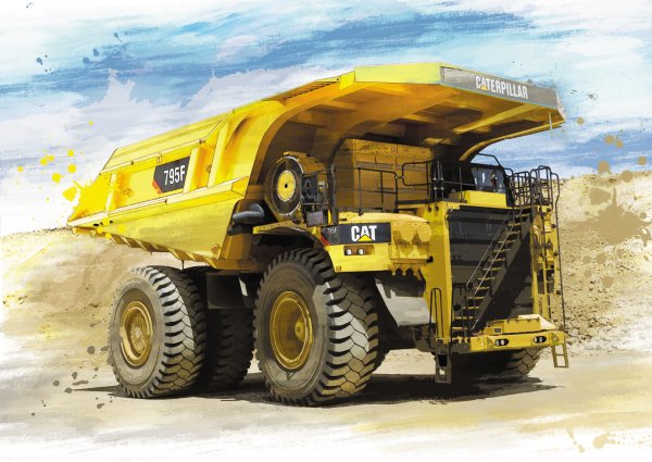 Сочлененный самосвал XCMG