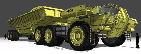 Военный тягач концепт арт