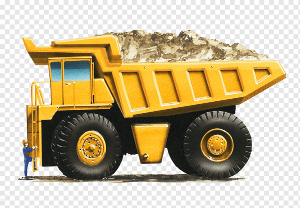 Карьерный самосвал вектор