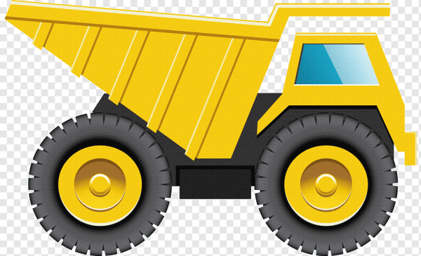 Желтый трактор