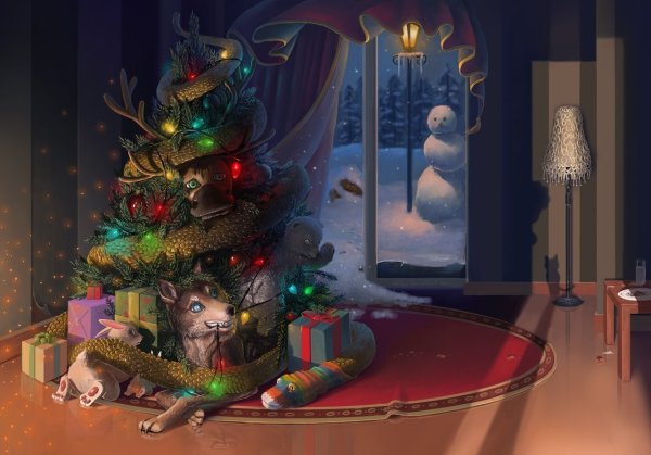 Новогодние арты