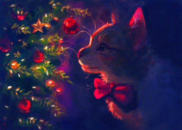 Новогоднее настроение арт