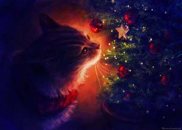 Йольский кот арт