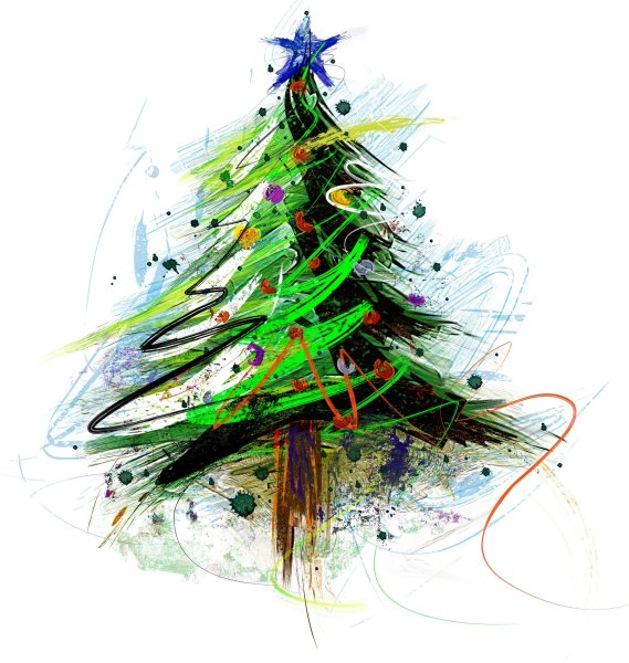 Стилизованная елка