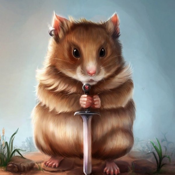 Прикольный хомяк