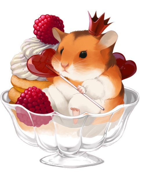Хомячок арт
