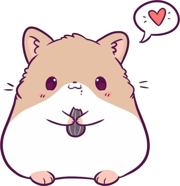 Милые хомячки для срисовки