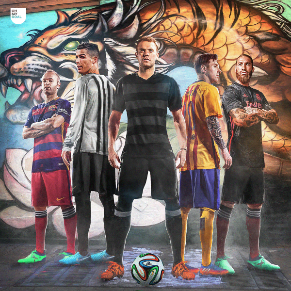 Как делают клубы футбольные арты с игроками