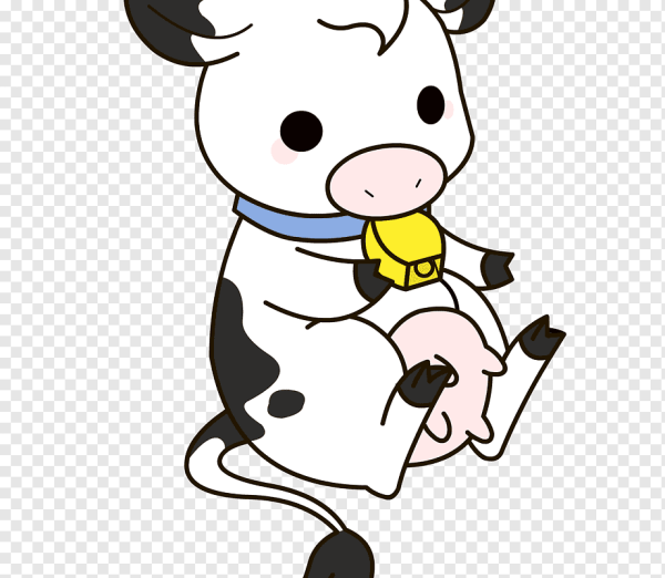 Корова мультяшная