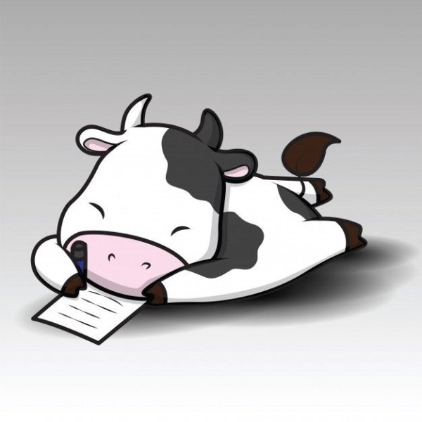Корова Минимализм