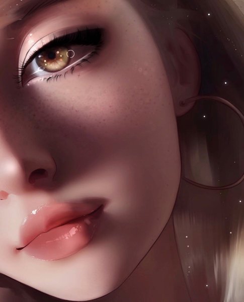 Аниме девушка в очках