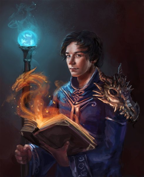 Колдун маг чародей волшебник молодой