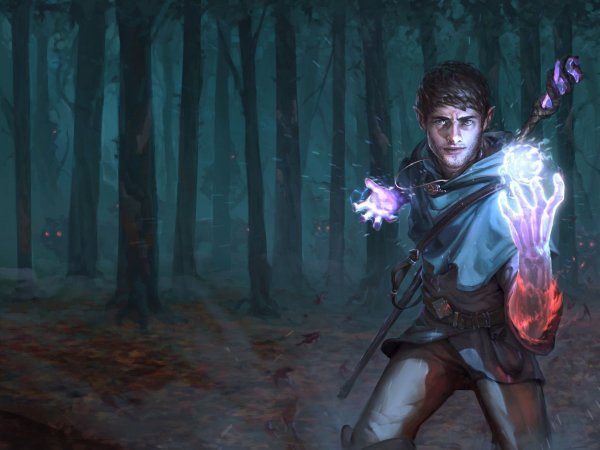 DND молодой маг маг