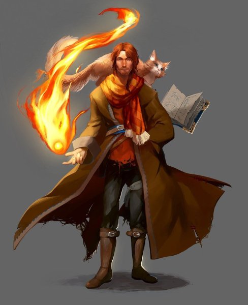 Маг ДНД арт