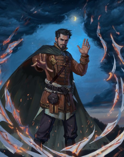 Маг ДНД арт