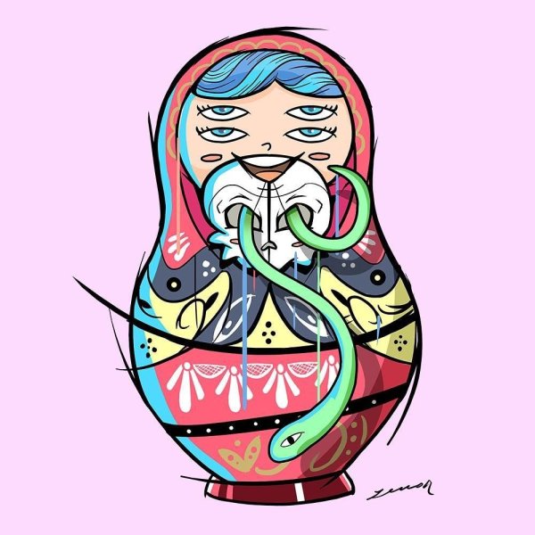 Матрешка арты