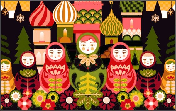 Матрешка арт