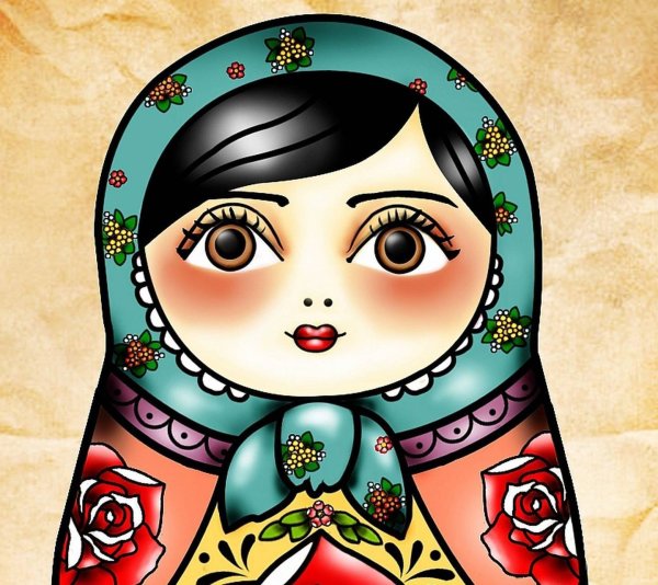 Матрешка девушка