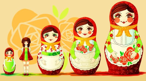 Матрешка арт