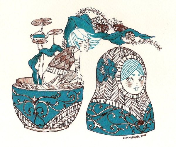 Стилизованная Матрешка