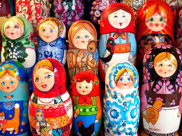 Матрешки в Эрмитаже