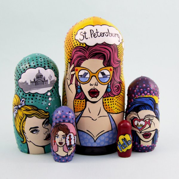 Матрешка арт