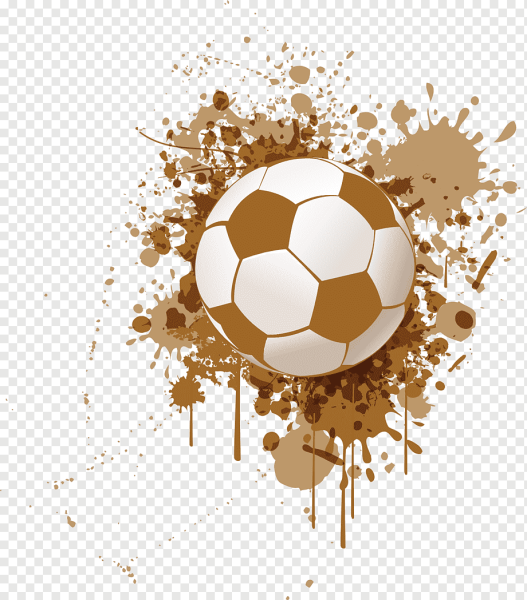 Футбольный мяч в графике