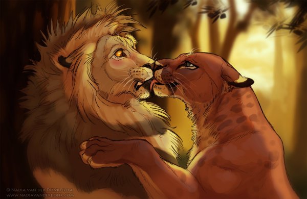 Король Лев аниме львицы